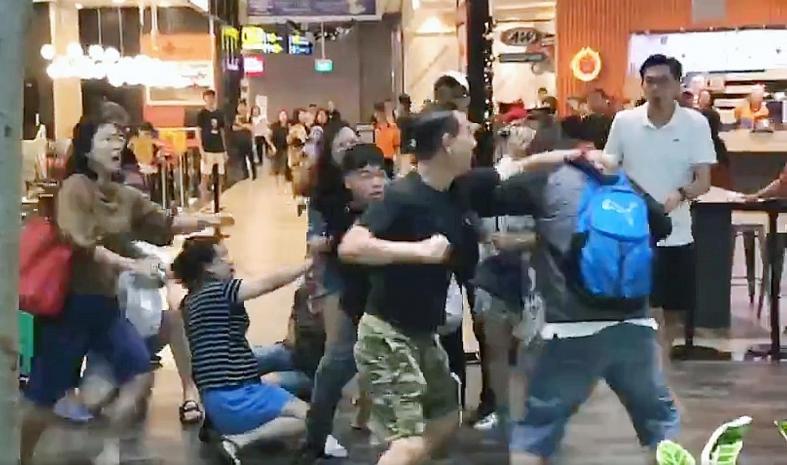 Two men arrested after brawl outside A&W at Jewel Changi Airport