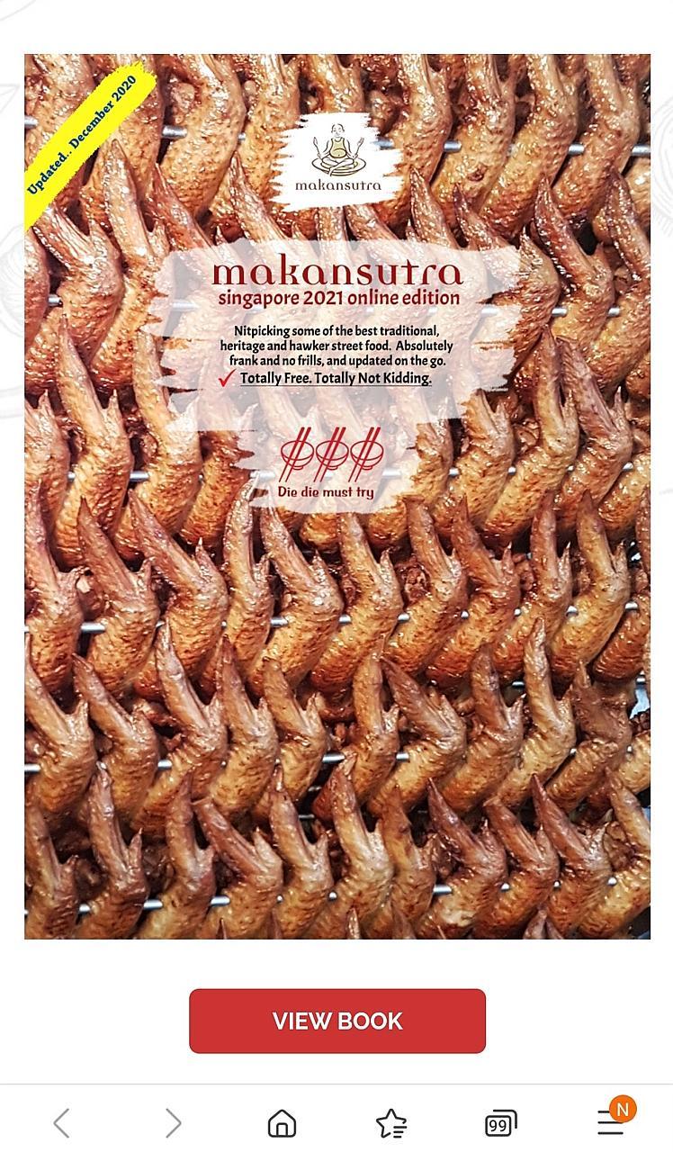 Divine tales of deliciousness from Makansutra's first e-book