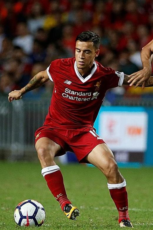 Coutinho fit but out of Liverpool squad