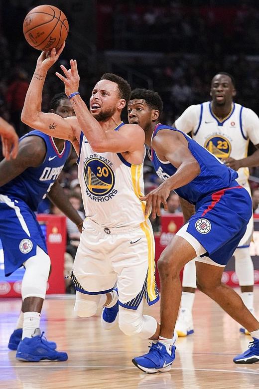 Golden State Warriors&#039; Curry shreds Clippers apart