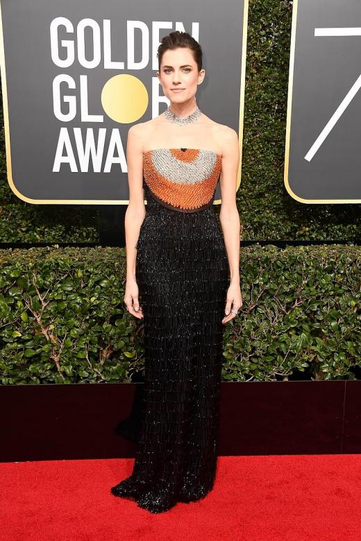 Black is far from basic at Golden Globes red carpet