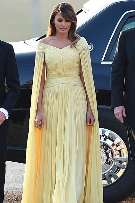 Melania Trump is Belle of the ball