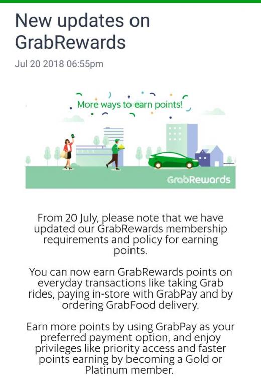 Changes to Grab&#039;s points system and membership policy upset users 