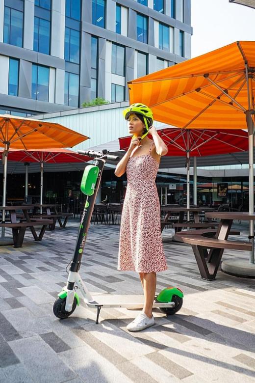 US company Lime offers shared e-scooters in Science Park