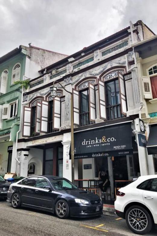Adjoining 3-storey Club Street conservation shophouses up for sale