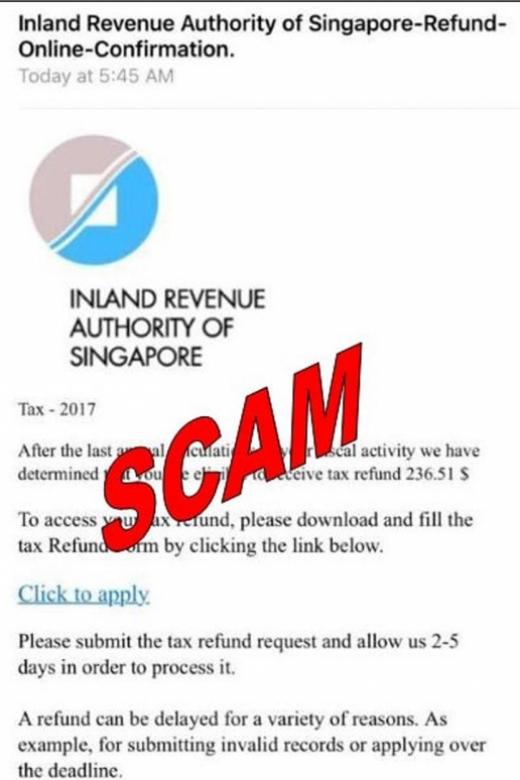Iras warns public about e-mail and WhatsApp scam