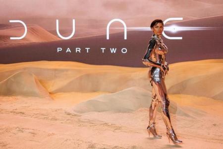 Zendaya turns heads in robot suit at Dune: Part Two premiere
