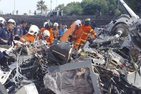 Pilot spoke to parents before Perak helicopter crash