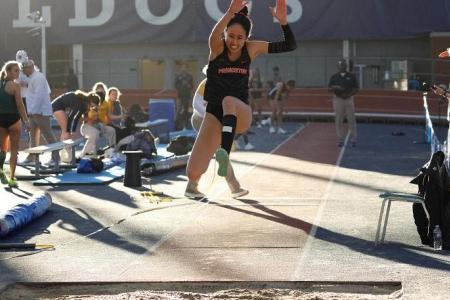 Tia Rozario soars with another two indoor jump records