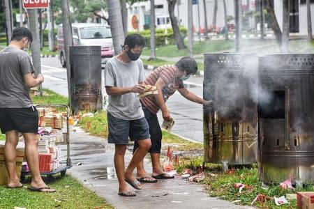 13% drop in number of complaints over joss paper burning during Hungry Ghost month