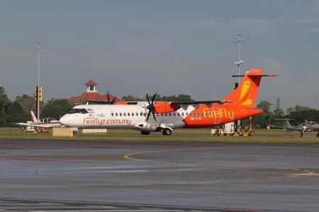 Firefly flight from Subang to S’pore forced to wait out bad weather in Johor