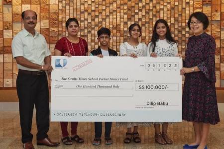 Software company CEO donates $100,000 to ST School Pocket Money Fund