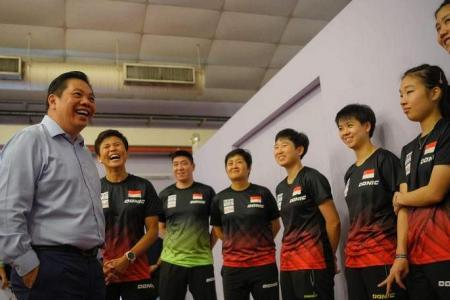 Singapore Table Tennis Association receives $100,000 donation from catering company Neo Garden