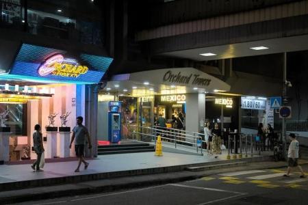 All nightlife outlets at Orchard Towers cease public entertainment except one