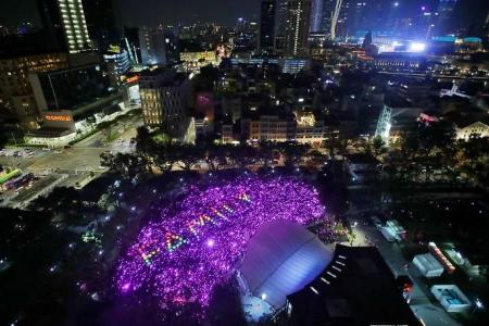 Thousands throng Hong Lim Park to celebrate first Pink Dot SG rally since Section 377A repeal 