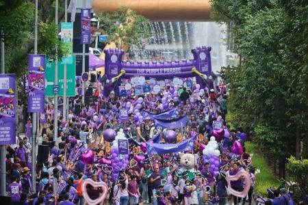 Over 13,000 people turn up at annual Purple Parade to show support for people with disabilities