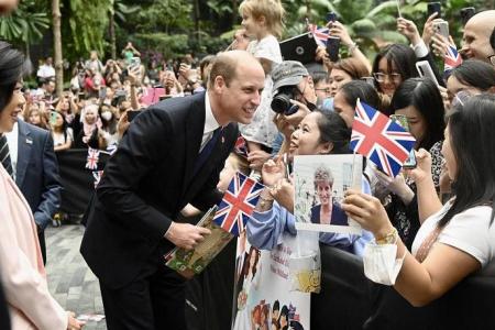 Prince William arrives in Singapore, visits Jewel ahead of work trip