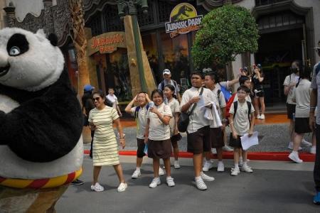 ST School Pocket Money Fund beneficiaries enjoy day out at Universal Studios Singapore