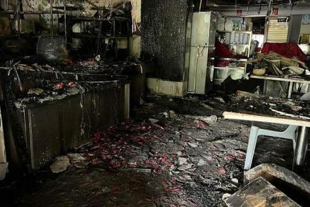 64 people evacuated after fire breaks out in Yishun coffeeshop