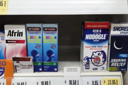 Spike in sales of throat sprays, mouthwash in Singapore