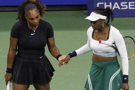 Williams sisters crash out of US Open doubles competition