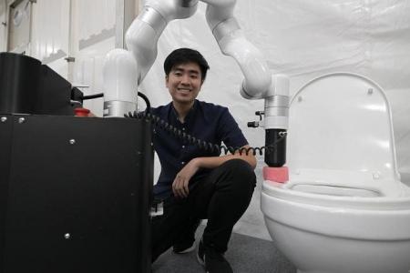 Builder of toilet-cleaning robot took unconventional internship of cleaning loos