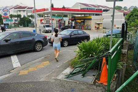 Woman arrested for suspected drink-driving after her car skids off Upper Thomson Road