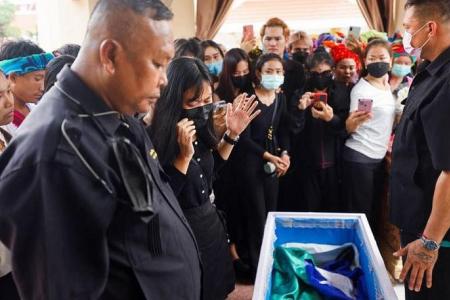 Bangkok shooting: Victim's mother bids emotional farewell