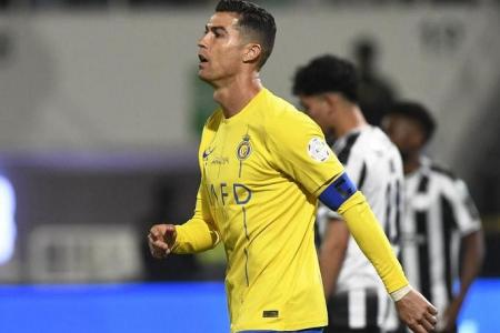 Ronaldo suspended for one match obscene gesture