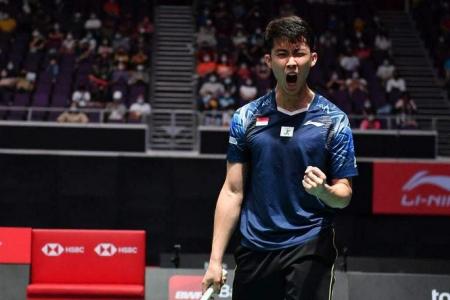 Loh Kean Yew roars into Badminton Asia Championships s-finals