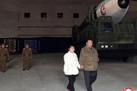 North Korean leader Kim Jong Un’s daughter seen at ballistic missile test