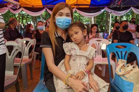 Blanket may have helped one child to survive Thai massacre unhurt