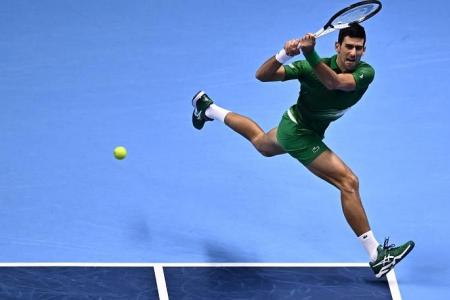 Djokovic through to semis of ATP Finals after beating Rublev