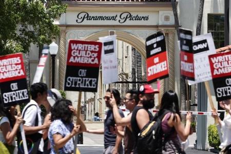 Hollywood shuts down as actors go on strike