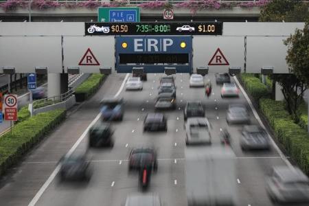 ERP rates at five locations to go up by $1 from Feb 13