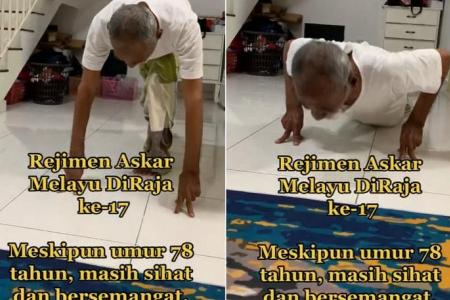 Malaysian man, 78, wins the Internet with 3-finger push-ups