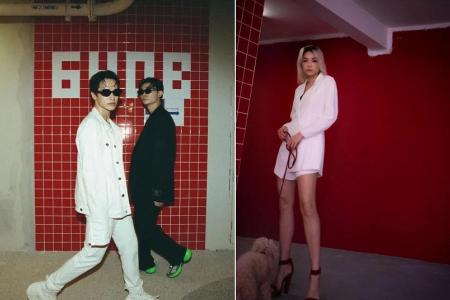 Viral red HDB lift lobby becomes location for photo shoots