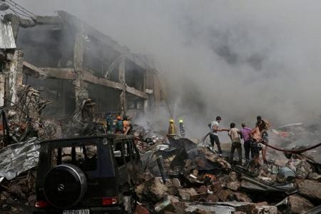 Five killed after fireworks warehouse explodes in Armenian mall