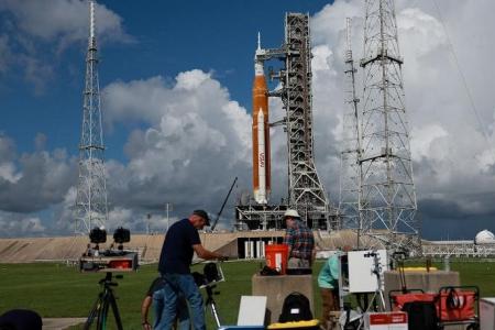 'Sight to behold': Tourists flock to Florida for Moon rocket launch