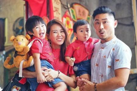 Singers Tay Kewei and Alfred Sim test positive for Covid-19 with their two kids