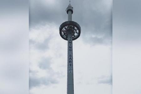 Tourists trapped for 30 minutes in 110m-tall revolving tower in Melaka