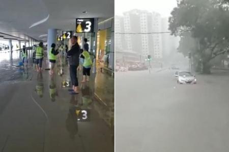 Flooding hits airport and several villages in Penang