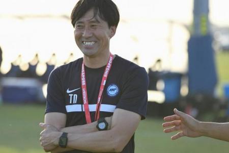 New Singapore coach Nishigaya 'confident' goals will come for the Lions