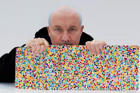 Artist Damien Hirst to burn thousands of his own paintings in NFT project