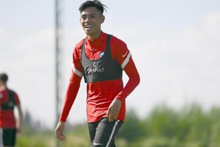 Shah Shahiran hopes to be the future of Lions' midfield