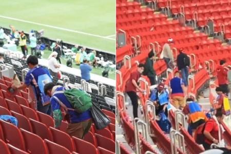 World Cup: Japanese fans praised for cleaning up Qatar stadium after Sunday’s opening match