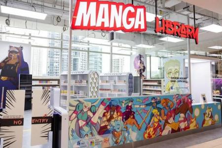 NLB launches first pop-up manga library in City Square Mall