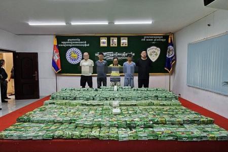5 foreigners arrested in Cambodia for suspected drug trafficking
