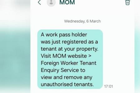 Woman finds 2 migrant workers registered to her home address