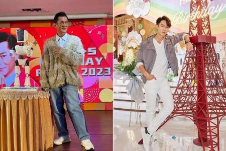 Actors Louis Koo and Wu Chun celebrate birthdays with hundreds of fans after three-year hiatus 
